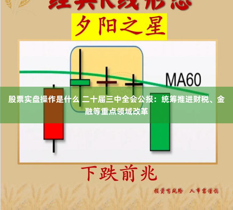 股票实盘操作是什么 二十届三中全会公报：统筹推进财税、金融等重点领域改革