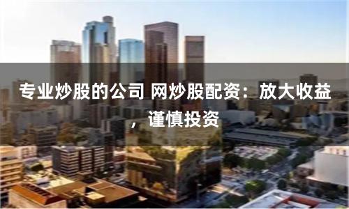 专业炒股的公司 网炒股配资：放大收益，谨慎投资